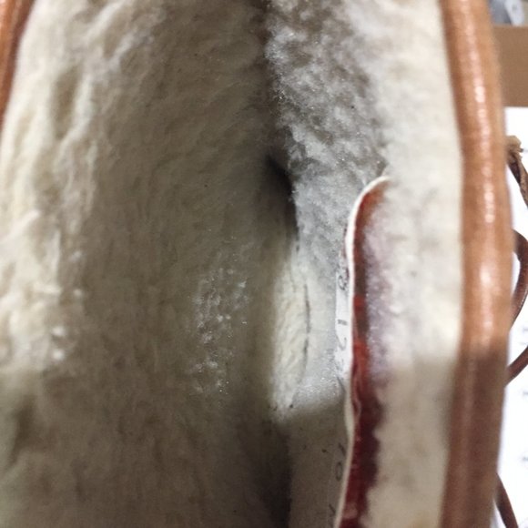 VINTAGE HUSKY WINTER LEATHER BOOTS SIZE 10 - Picture 11 of 15